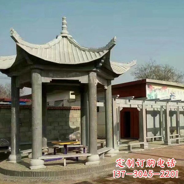 重庆大理石凉亭庭院亭子
