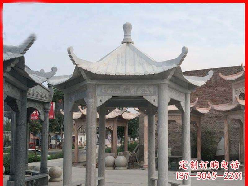 重庆大理石凉亭石雕
