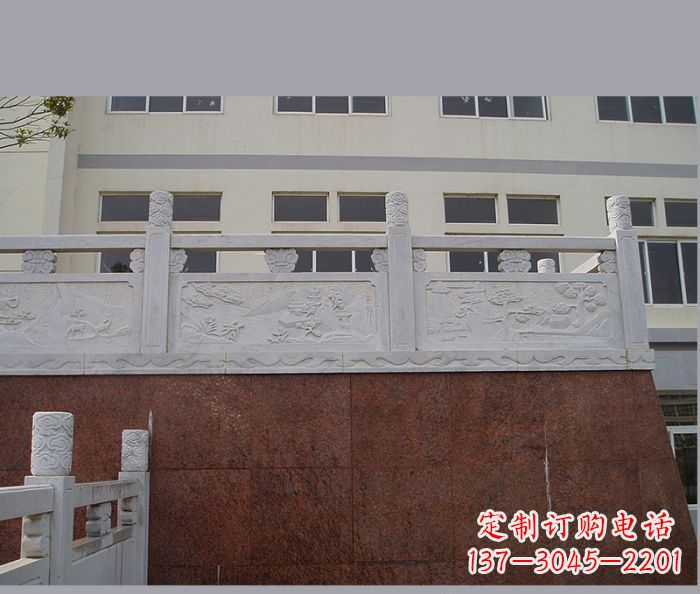 重庆精致美观的大理石栏板雕塑