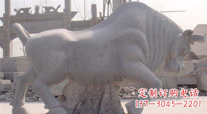 重庆大理石牛雕塑——让你家里充满独特艺术气息