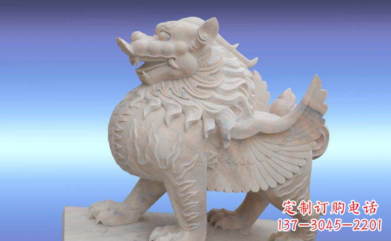 重庆大理石貔貅神兽石雕