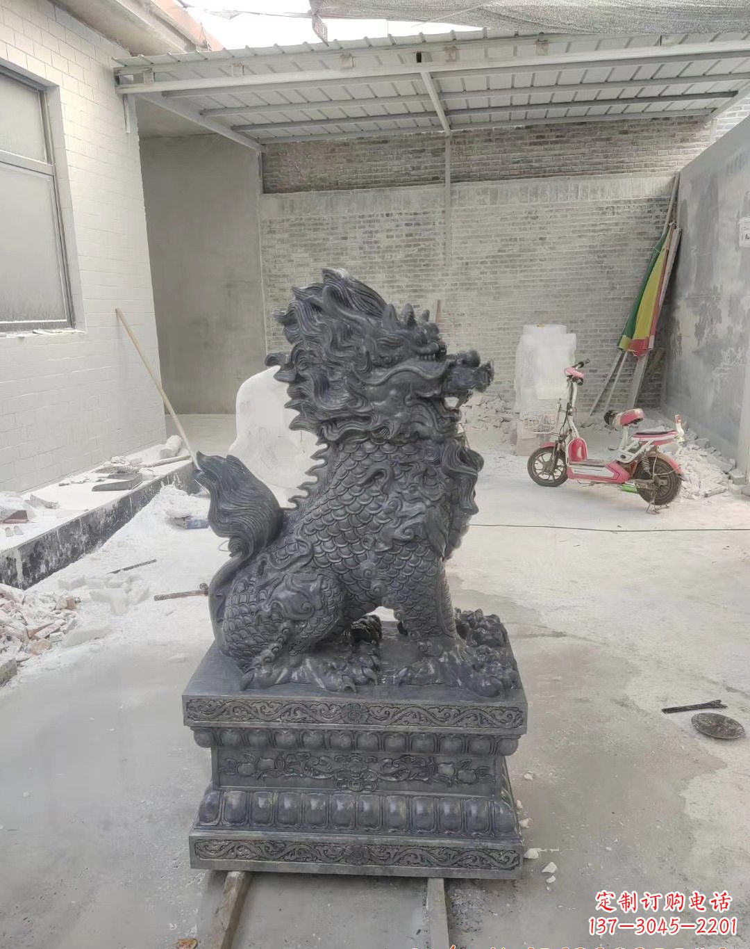 重庆传世工艺大理石麒麟雕塑