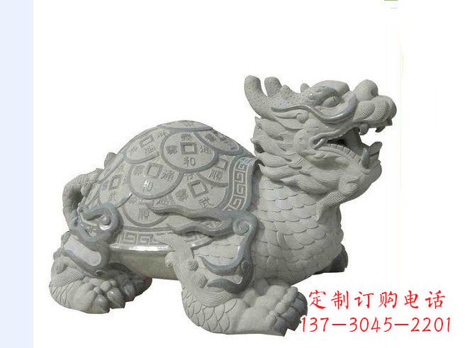 重庆大理石招财龙雕塑