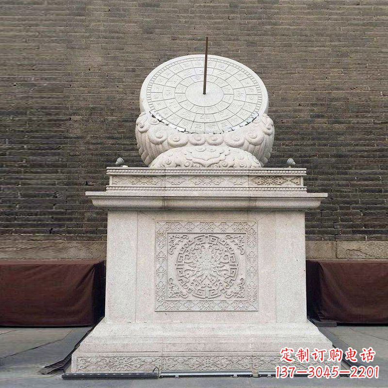 重庆精美石质日晷雕塑