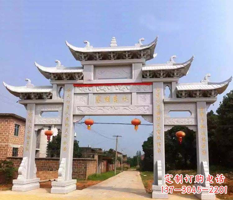 重庆大理石牌坊石雕