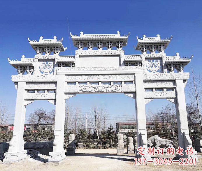 重庆大理石牌坊石雕定制