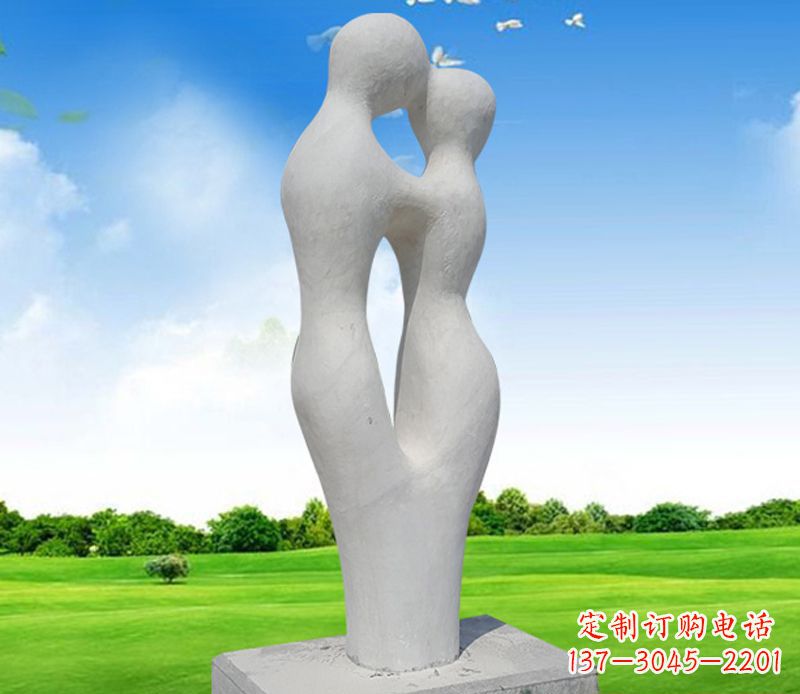 重庆情侣石雕,永恒的爱恋