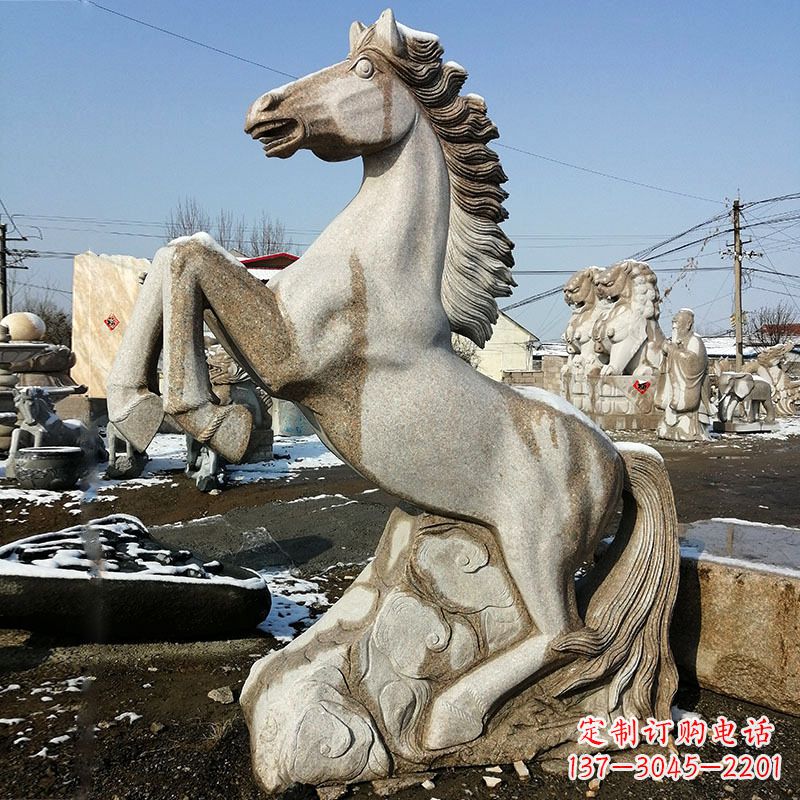 重庆大理石生肖马雕塑