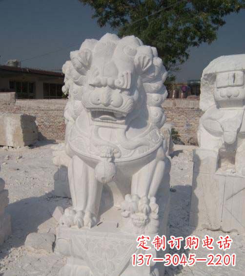 重庆精美大理石狮子雕塑