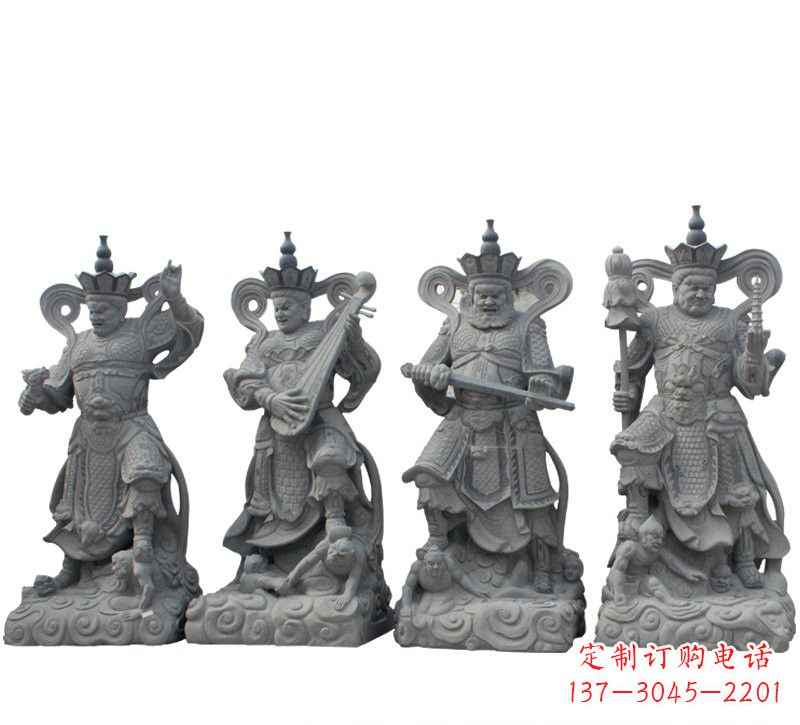 重庆四大天王大理石雕塑