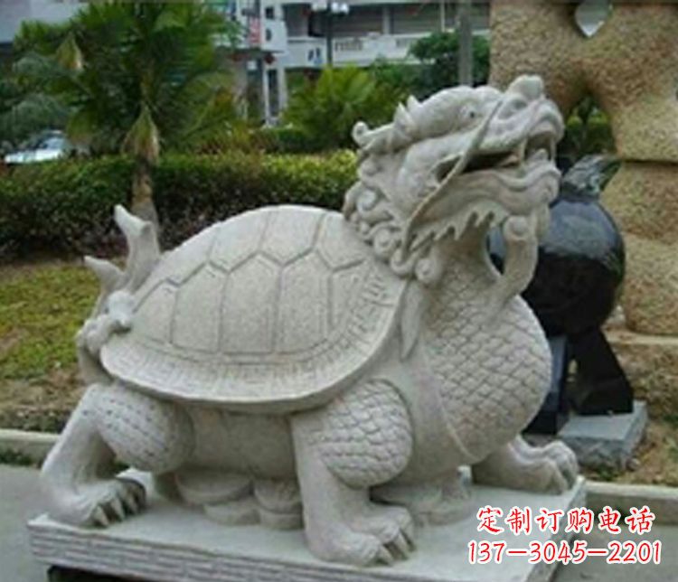 重庆大理石铜钱龙雕塑