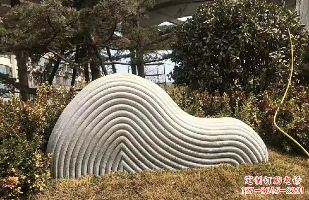 重庆高雅大理石纹理假山雕塑