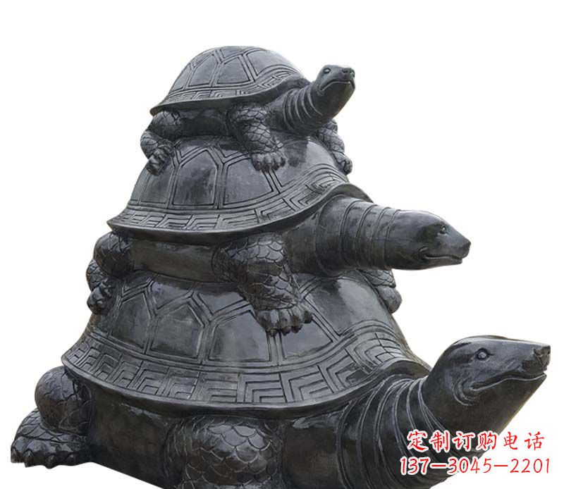 重庆高品质大理石乌龟母子石雕