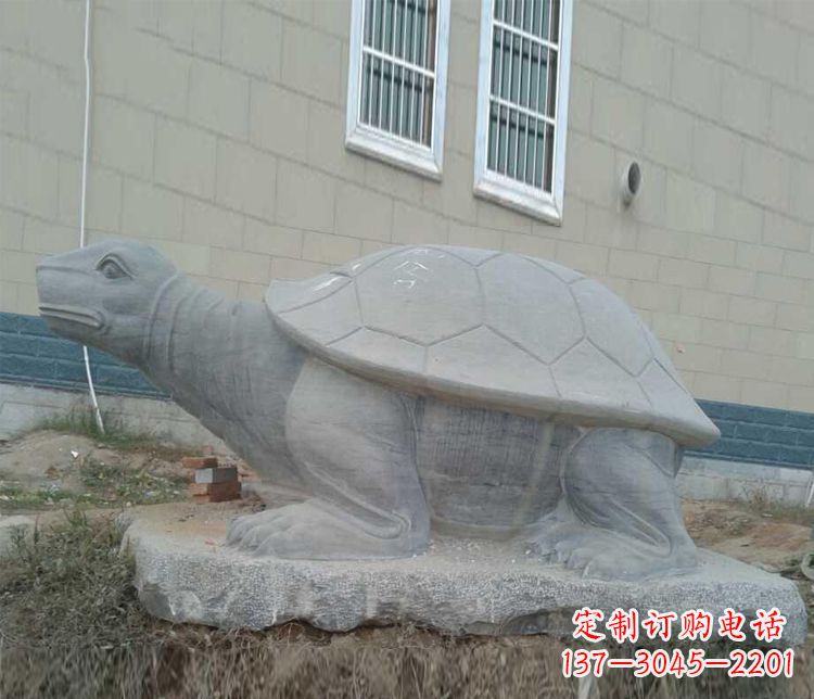 重庆大理石乌龟石雕精美的古典风格装饰