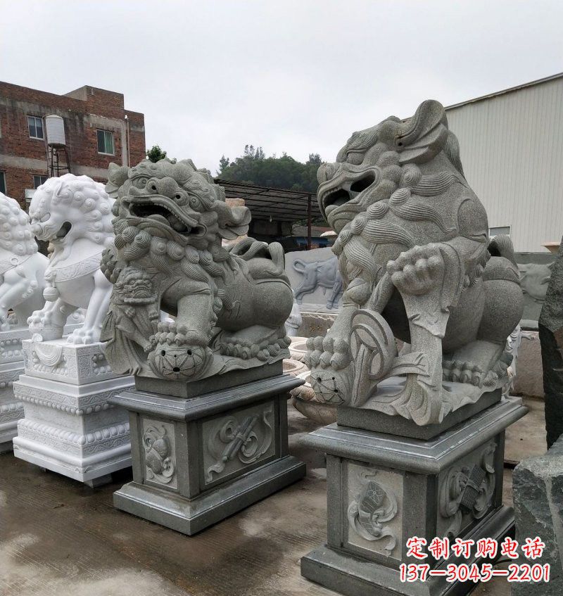 重庆大理石南方狮子雕塑