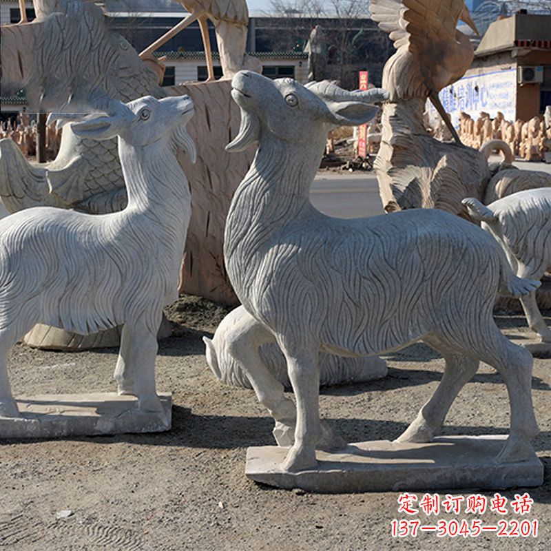 重庆大理石精美羊雕塑