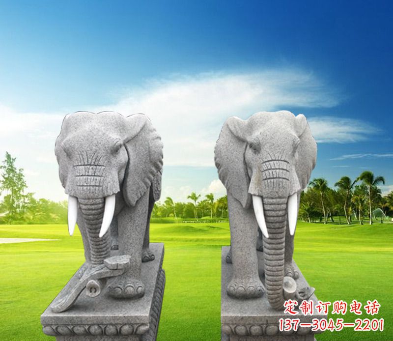 重庆精美大象雕塑,招财进宝