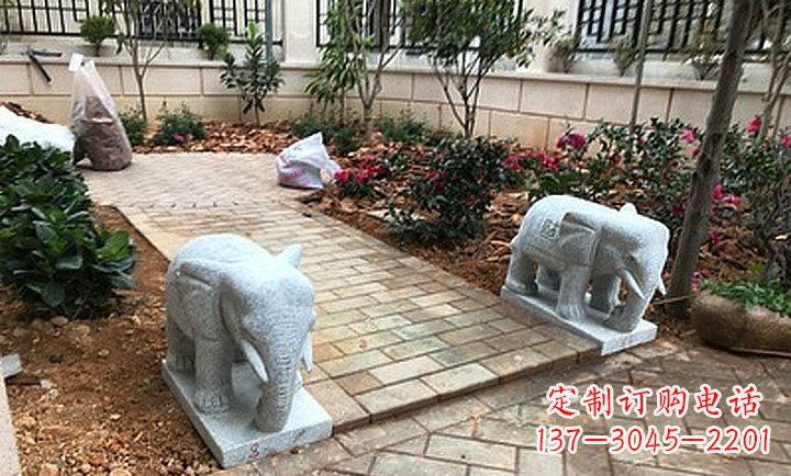重庆大理石小象石雕,让你的大好家园更加美丽