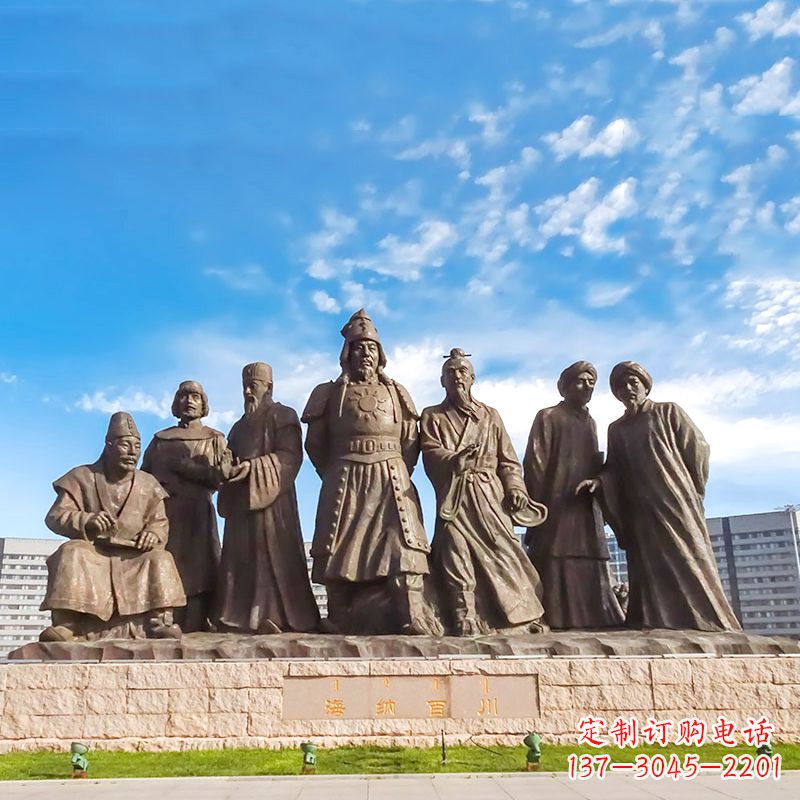 重庆成吉思汗雕塑,赞颂大蒙古国建国者