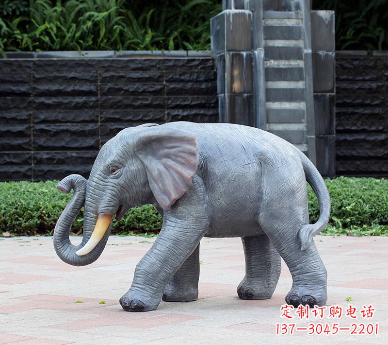 重庆精美大象石雕