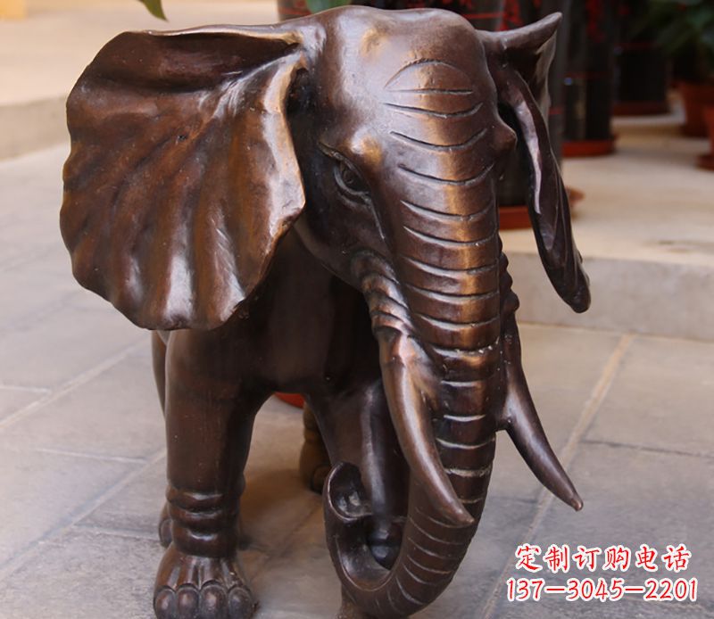 重庆大象铜雕塑