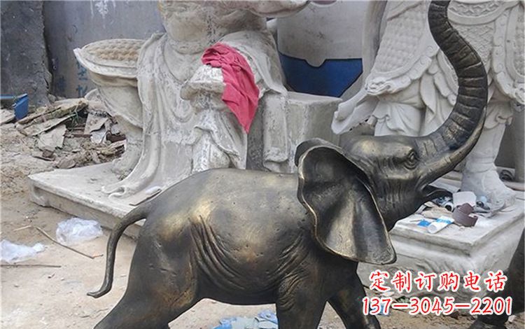 重庆精美大象铜雕