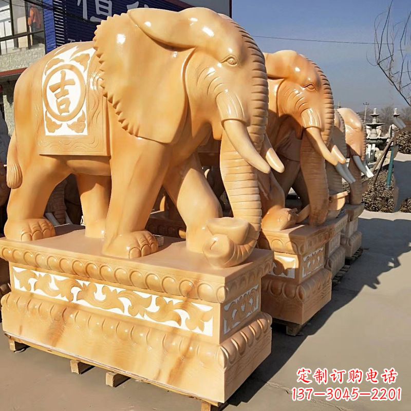 重庆大象石雕风水