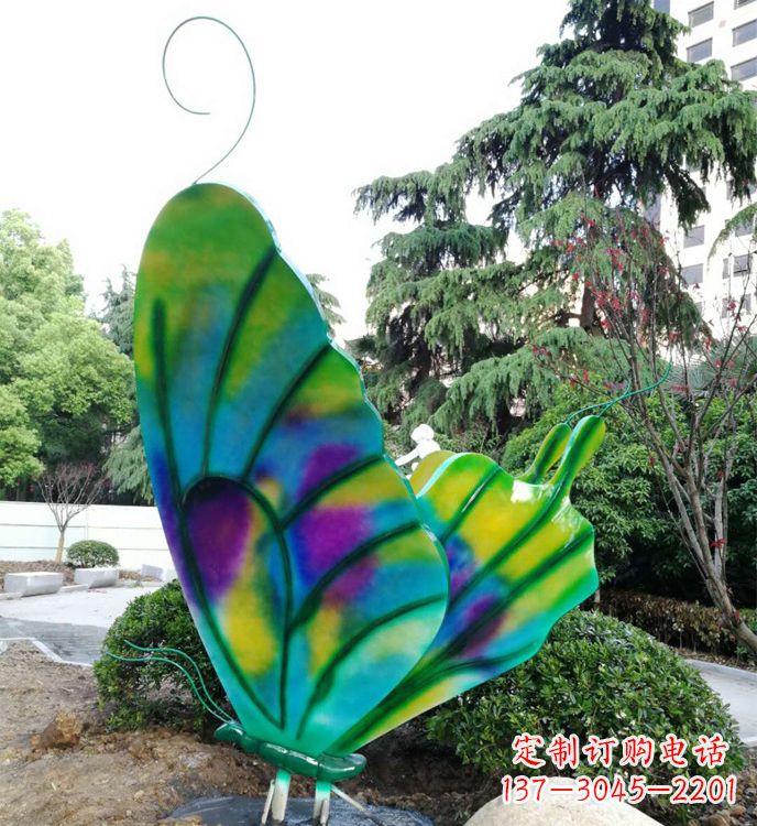 重庆不锈钢蝴蝶雕塑，装点城市广场