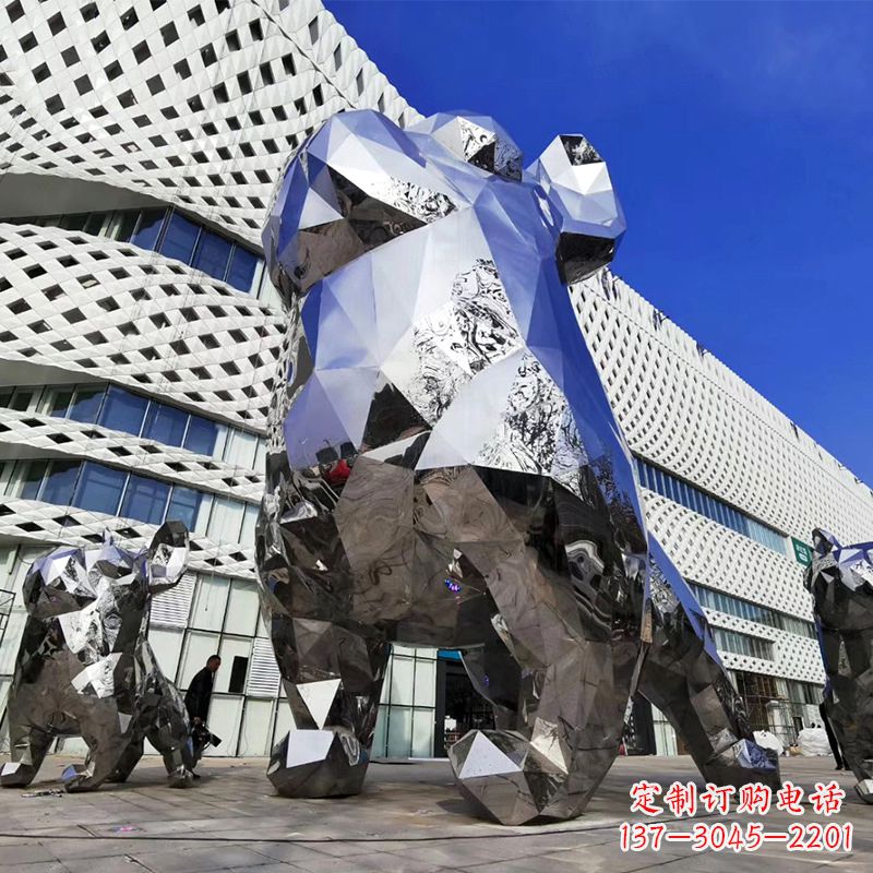 重庆优雅可爱的面部狗雕塑