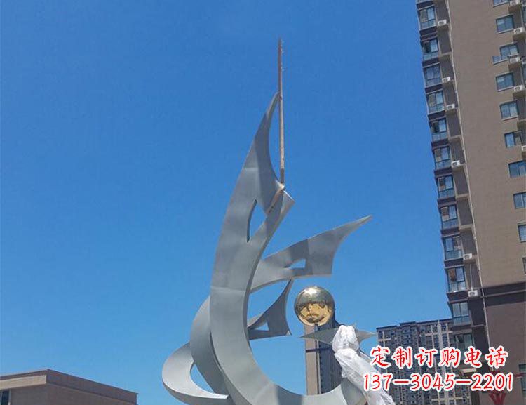 重庆精美特大不锈钢凤凰雕塑