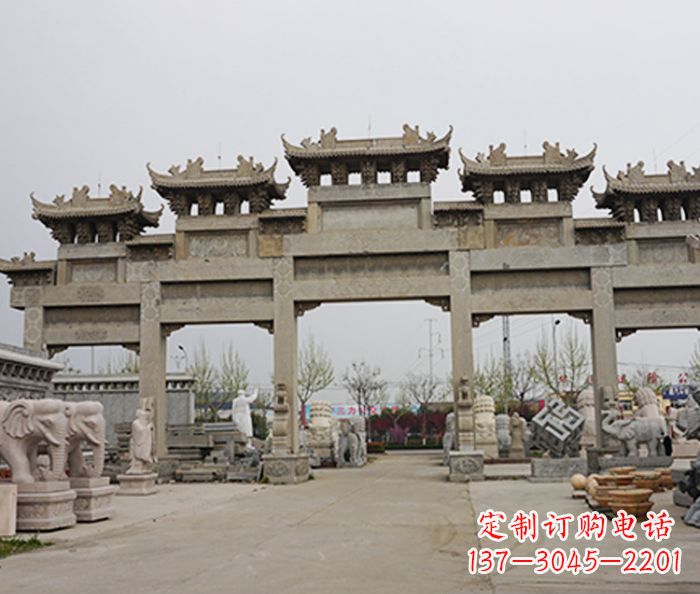 重庆精美牌坊石雕定制