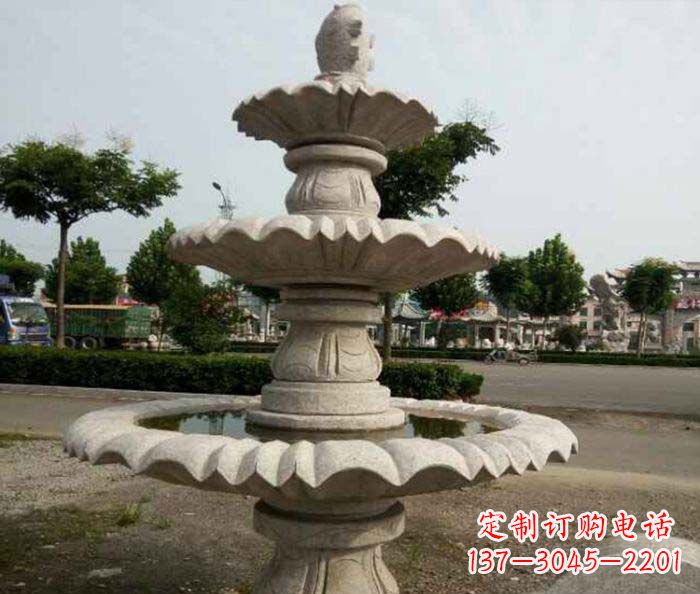 重庆精美的喷泉石雕塑