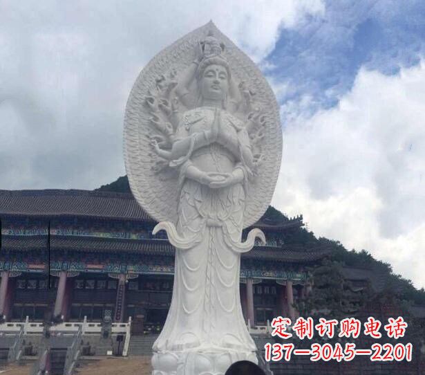 重庆大型汉白玉观音雕像