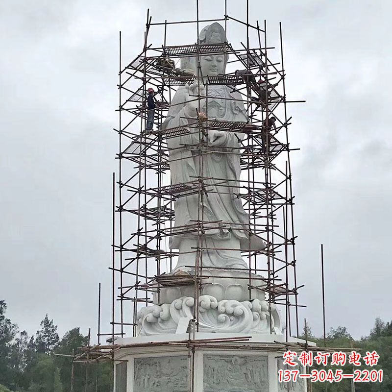 重庆大型汉白玉观音菩萨石雕