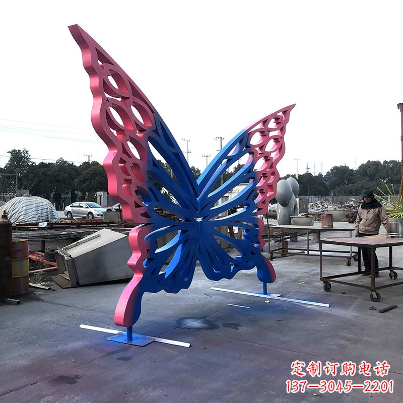 重庆不锈钢蝴蝶雕塑