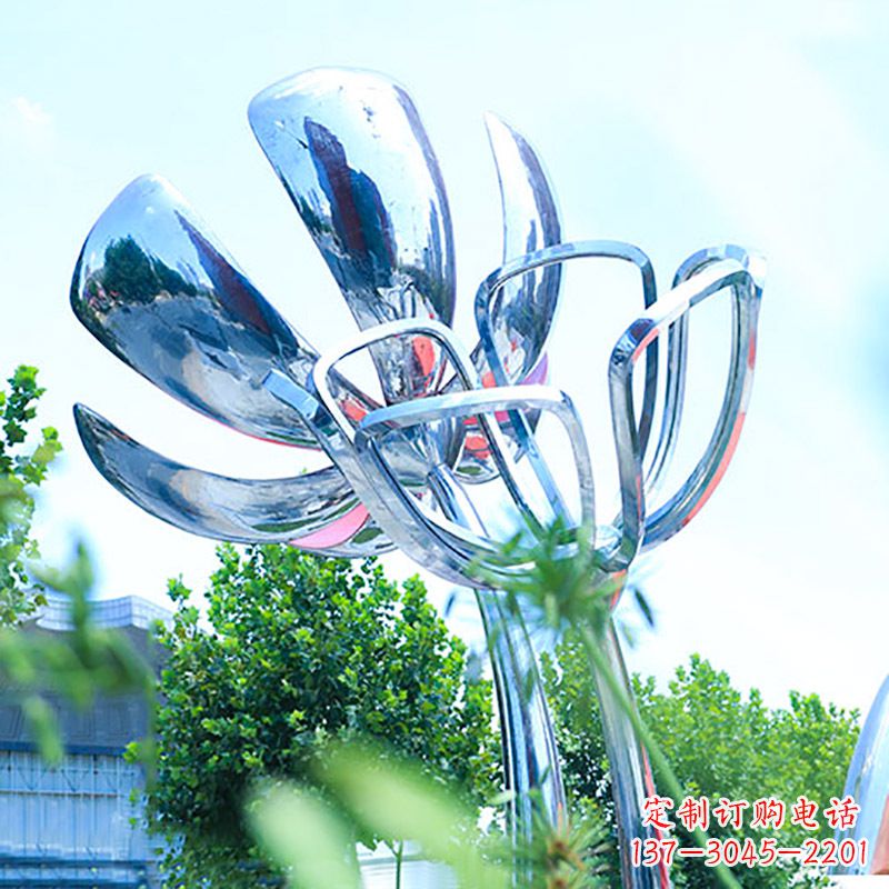 重庆精美不锈钢玫瑰雕塑