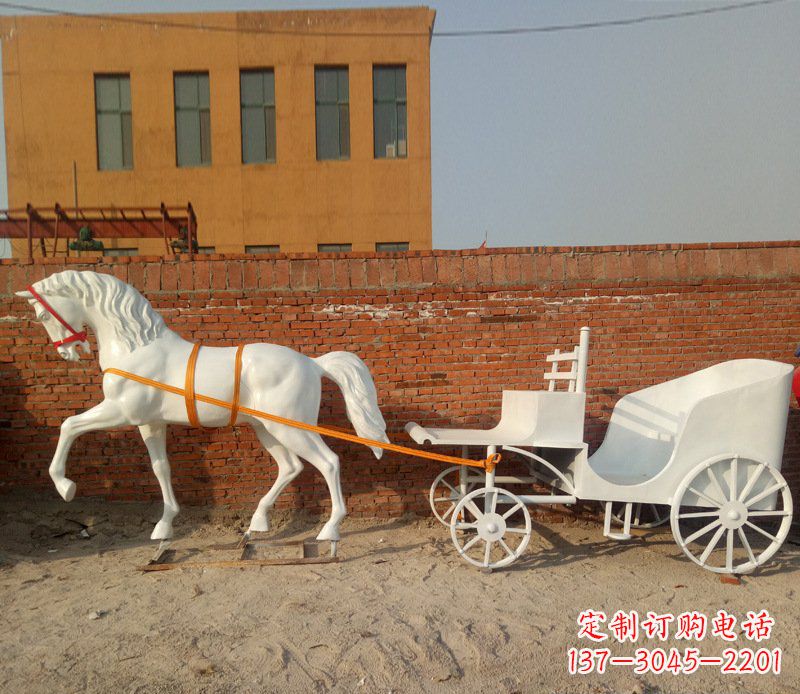 重庆大型欧式马车动物铜雕塑