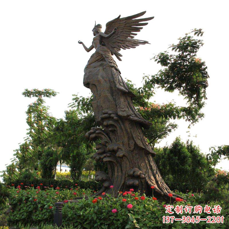 重庆中领雕塑-神话传说中的精卫海景观雕塑