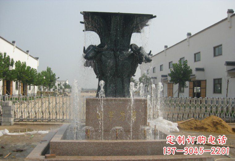 重庆精美铜制喷泉雕塑