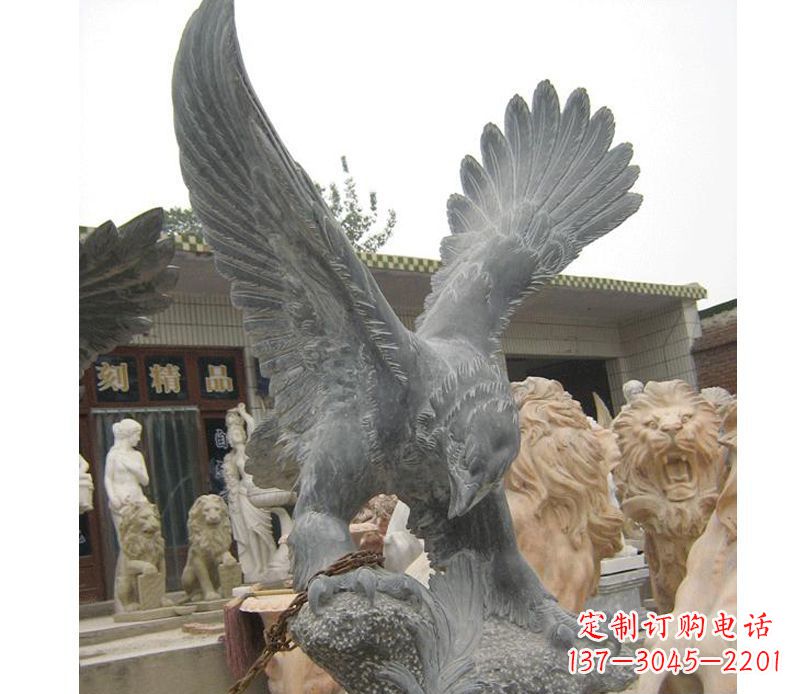 重庆中领雕塑神秘的老鹰石雕