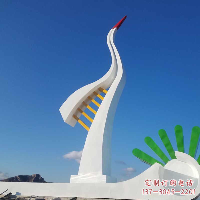 重庆珍贵雅致的丹顶鹤雕塑