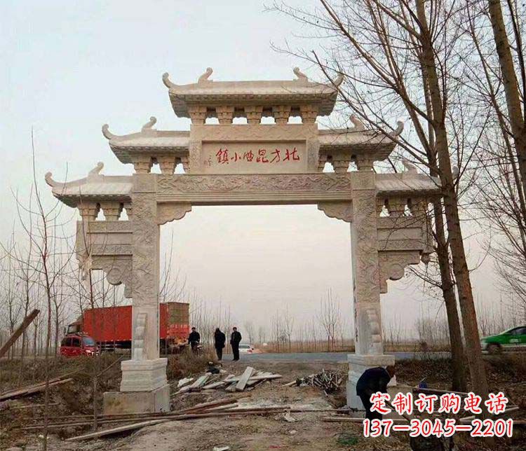 重庆大理石牌坊石雕