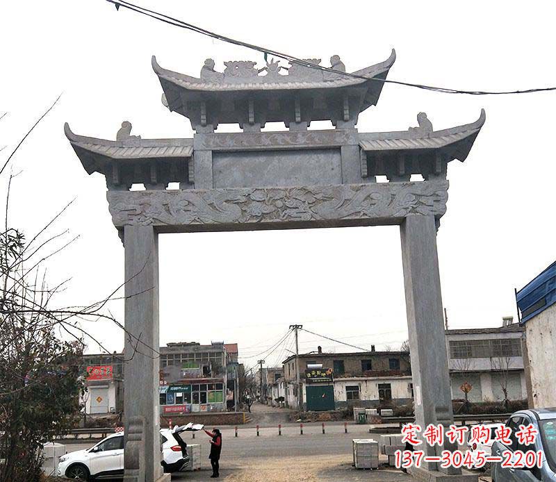 重庆精美大理石牌坊石雕