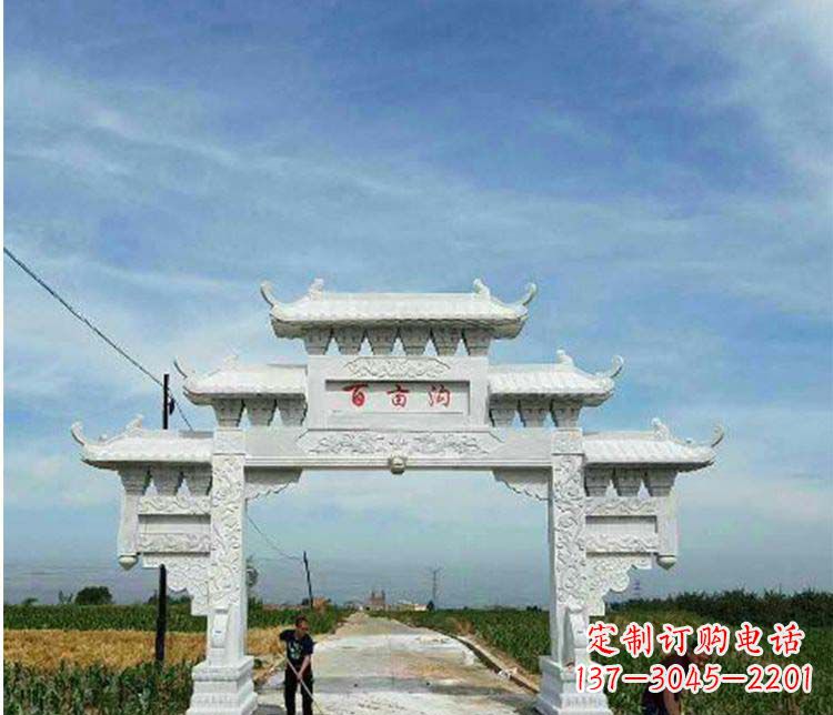 重庆西方风格石牌坊石雕