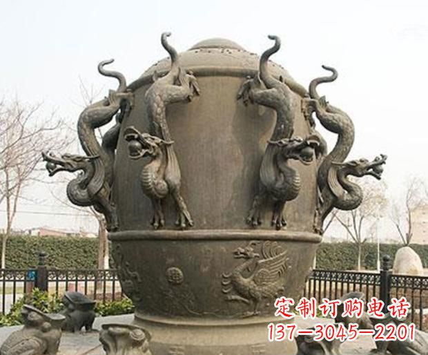 重庆精美地动仪铜雕