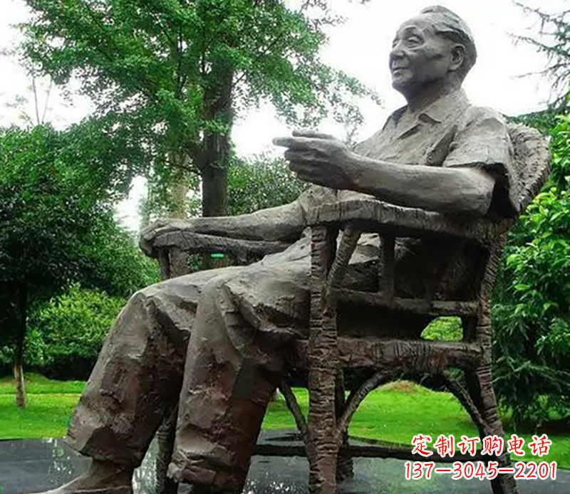 重庆邓小平伟人公园铜雕—荣耀家乡,让历史永生