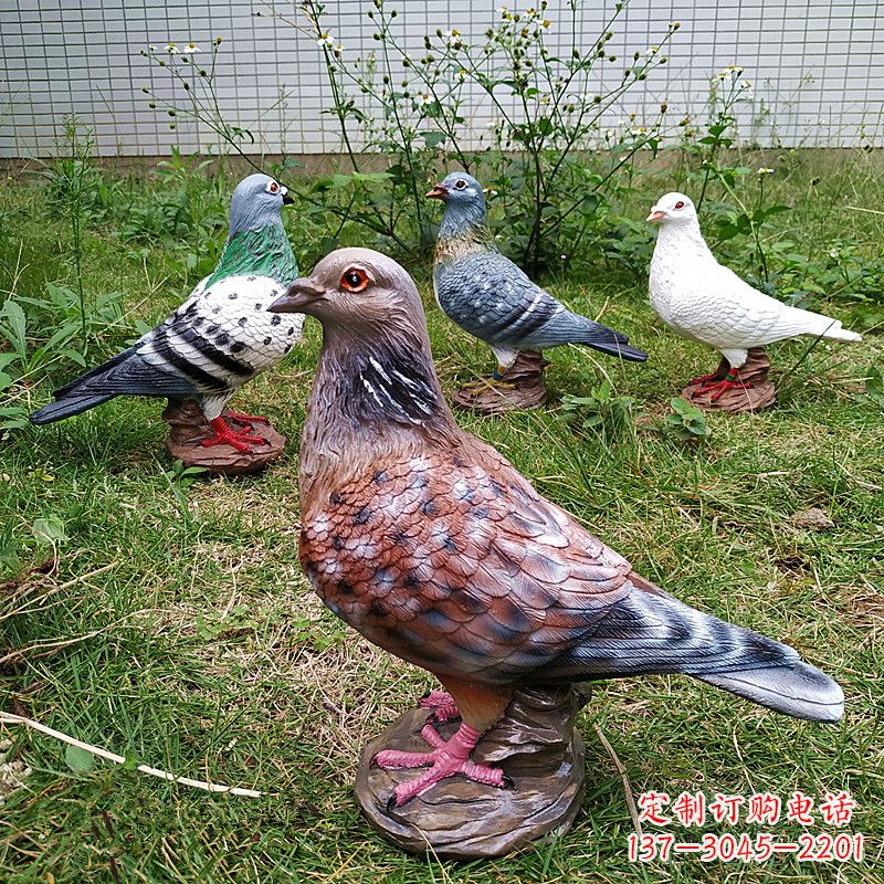 重庆雕塑和平鸽图片