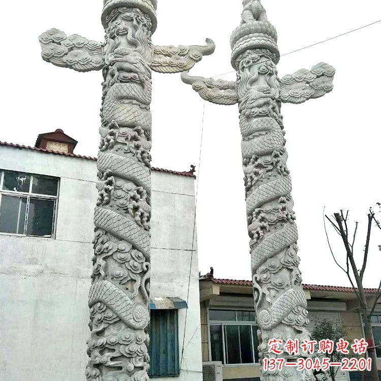 重庆精美华表雕塑 别具风格
