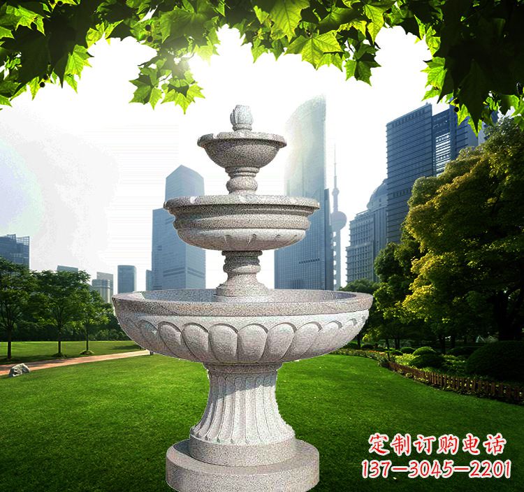 重庆跌水盆石喷泉雕塑