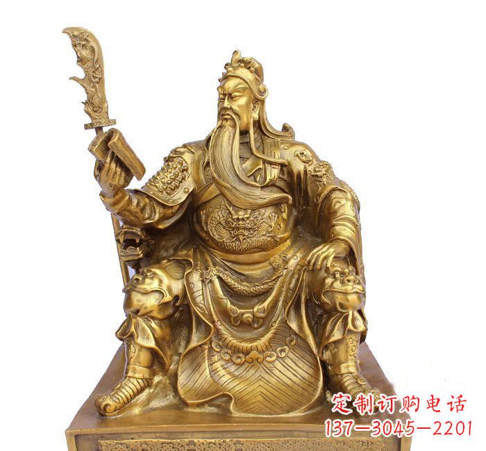 重庆精美关公铜雕